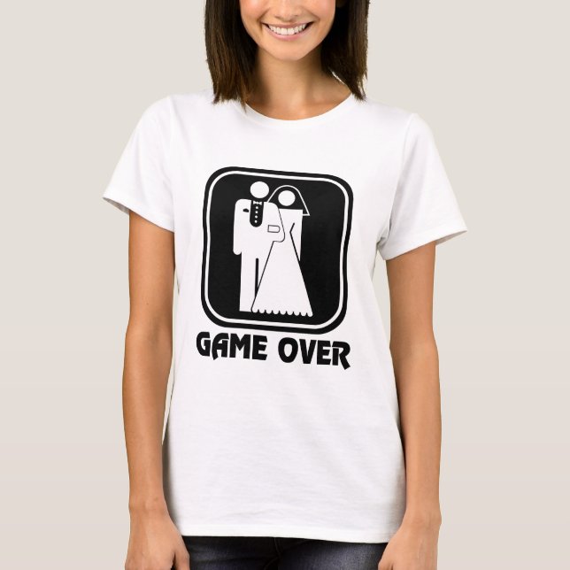 Wedding Icon: Game Over T-Shirt (Front)