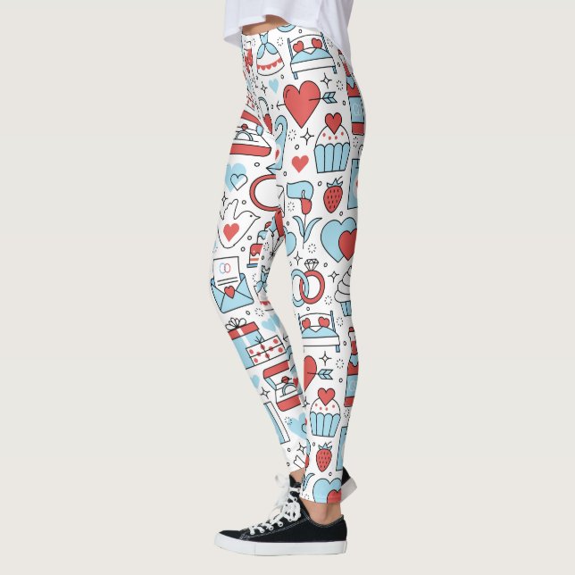 Wedding Icons leggings (Left)