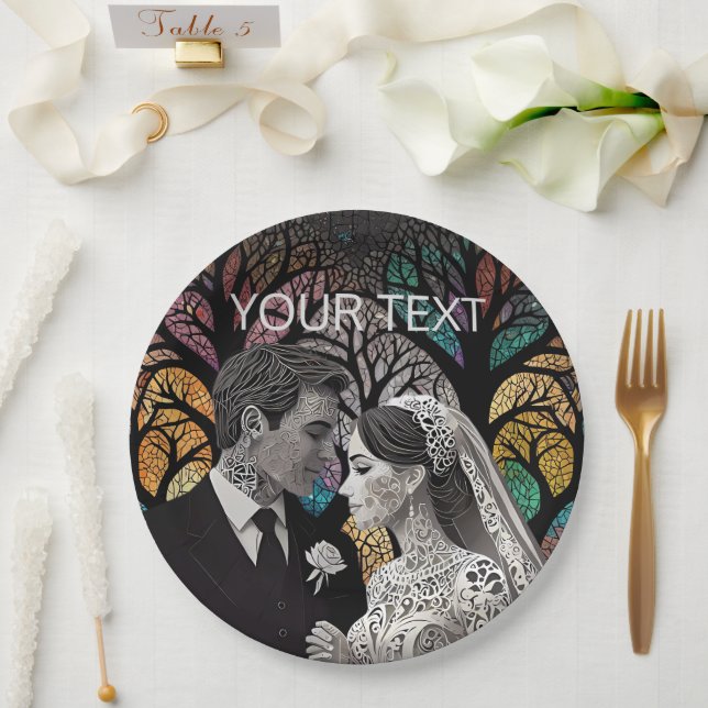 Wedding ideas and Gifts Paper Plate (Wedding)