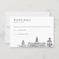 Wedding in Cape Town | Stylised Skyline RSVP