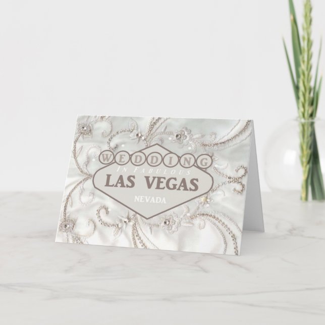WEDDING IN FABULOUS LAS VEGAS Card (Front)