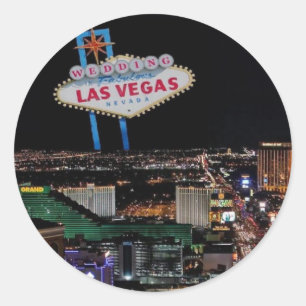 WEDDING IN Fabulous Las Vegas Sticker