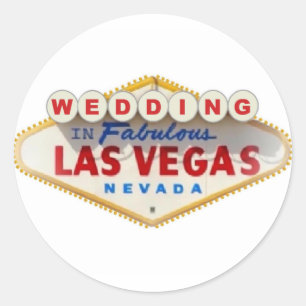 WEDDING In Fabulous Las Vegas Sticker