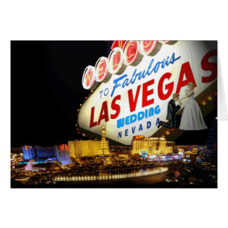 Wedding In Las Vegas Card