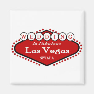 Wedding in Las Vegas Magnet