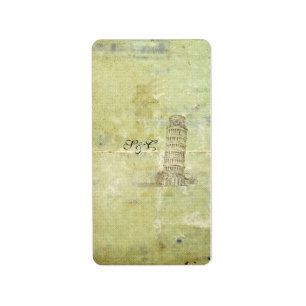 Wedding in Pisa Hershey's Miniature Wrapper Label