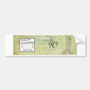 Wedding in Pisa Water Bottle Label