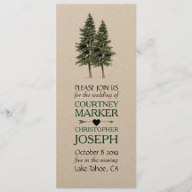 Wedding in the Woods Invitation