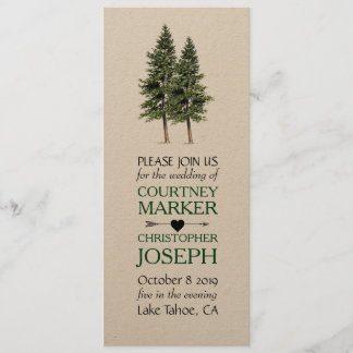 Wedding in the Woods Invitation