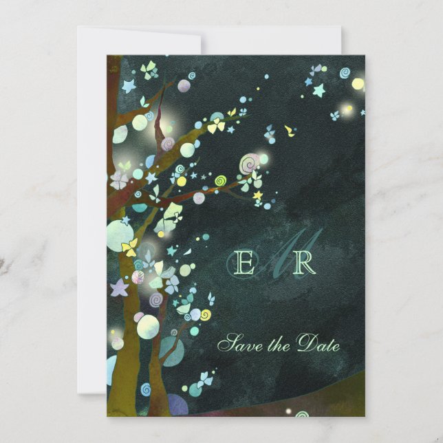 Wedding in the Woods Save the Date (Front)