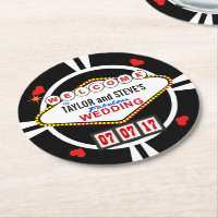 Wedding in Vegas Casino Favour Poker Chip