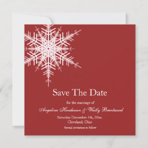 Wedding in Winter Save the Date