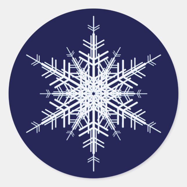 Wedding in Winter Sticker (Front)