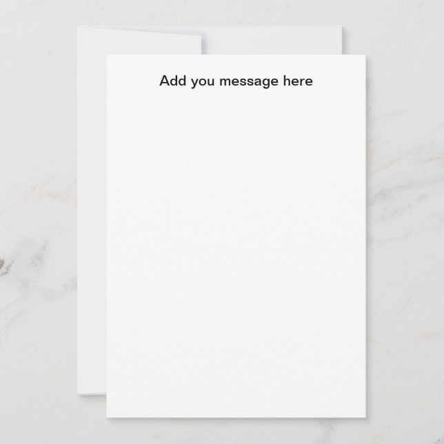 Wedding  Insert Card (Front)