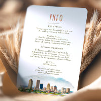 Wedding Insert INFO and Details New Orleans