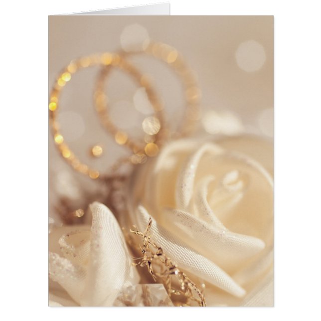 Wedding invintation card with ring (Front)