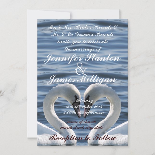 Wedding invitation (Front)