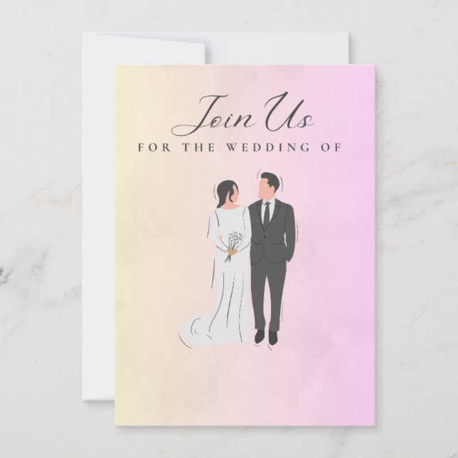 wedding invitation (Front)
