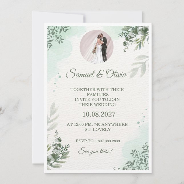 wedding invitation (Front)