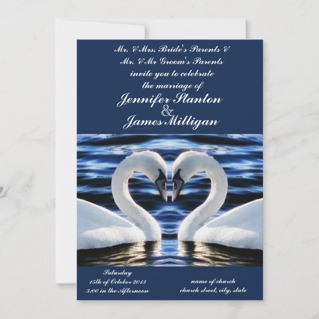 Wedding invitation (Front)
