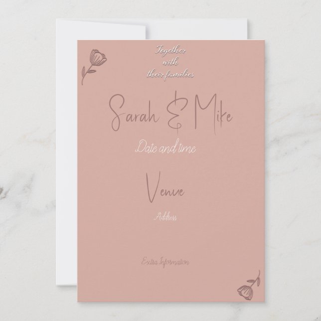 Wedding invitation (Front)