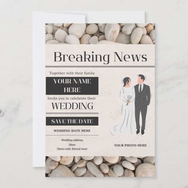 wedding invitation (Front)