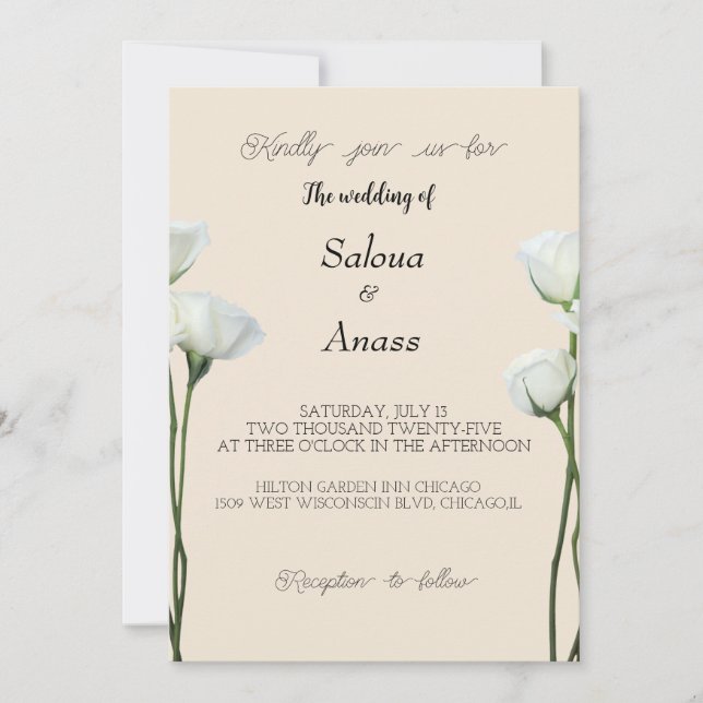 Wedding invitation (Front)