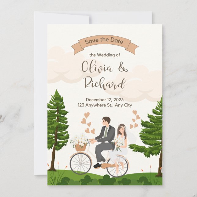 wedding invitation  (Front)