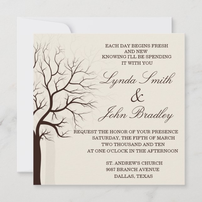 Wedding Invitation (Front)