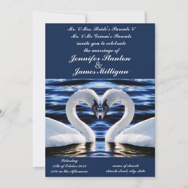 Wedding invitation (Front)