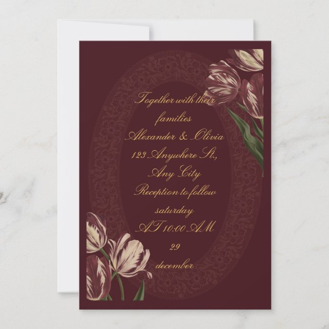 wedding invitation (Front)