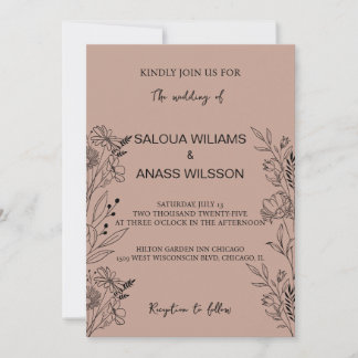 Wedding invitation