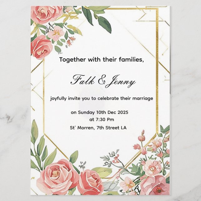 wedding Invitation (Front)