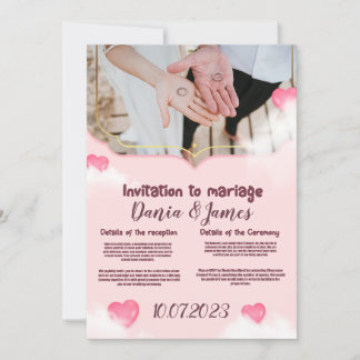 wedding invitation