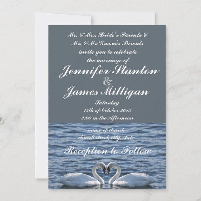 Wedding invitation (Front)