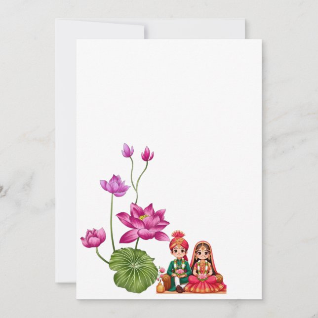 Wedding invitation  (Front)