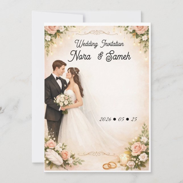 Wedding invitation (Front)