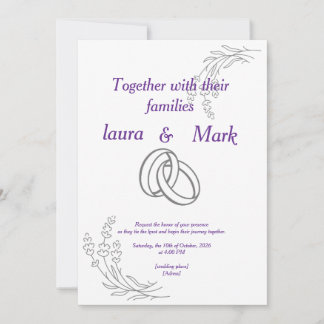 wedding invitation
