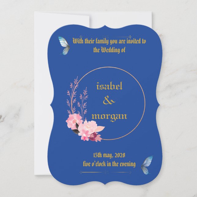 wedding invitation (Front)