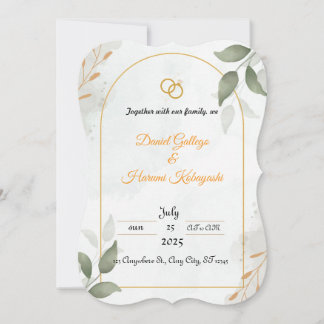 wedding invitation