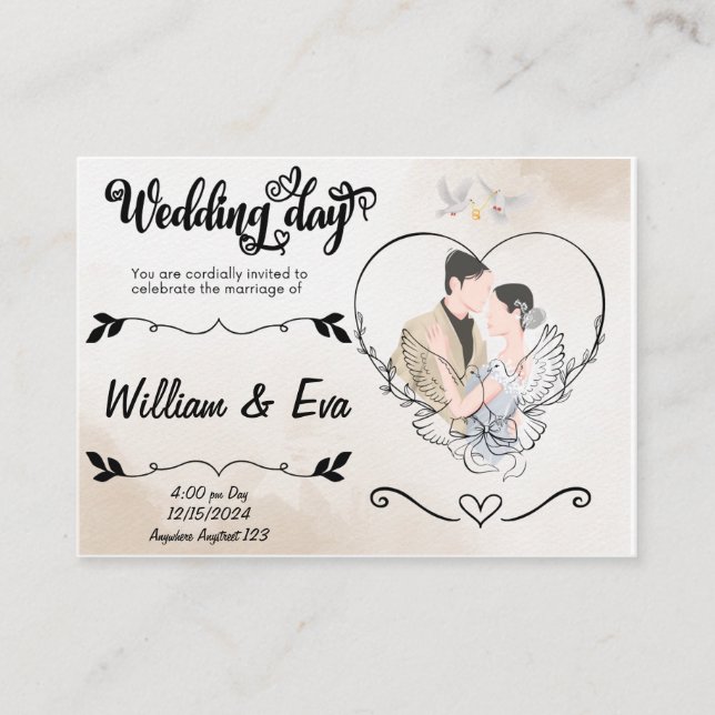 Wedding invitation (Front)