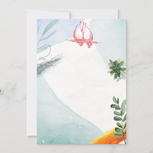 wedding invitation  (Front)