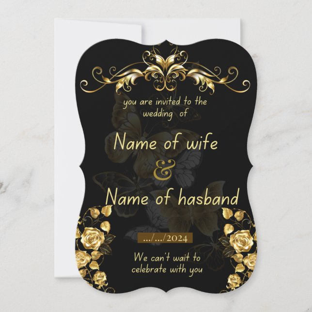Wedding invitation (Front)