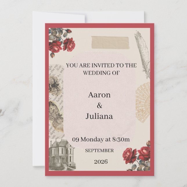 wedding invitation (Front)