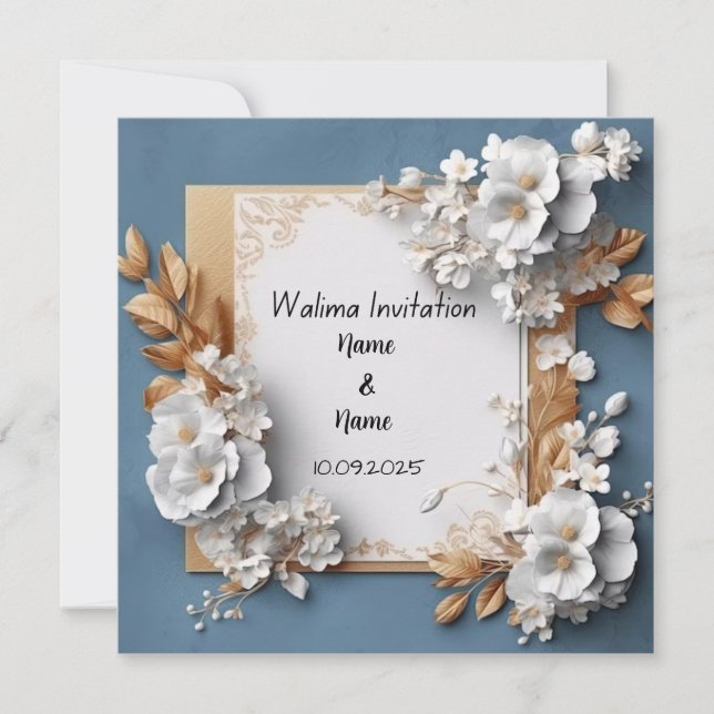 Wedding invitation  (Front)