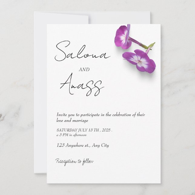 Wedding Invitation (Front)