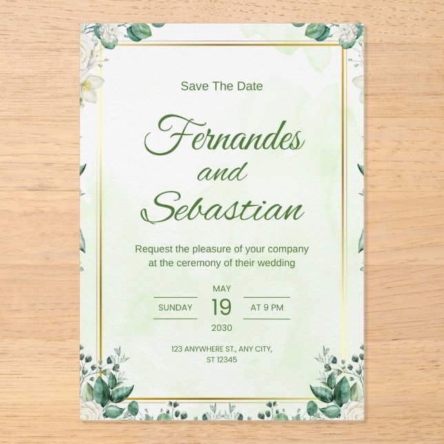 Wedding Invitation (Front)