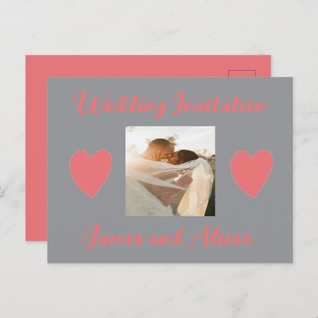 Wedding Invitation (Front/Back)