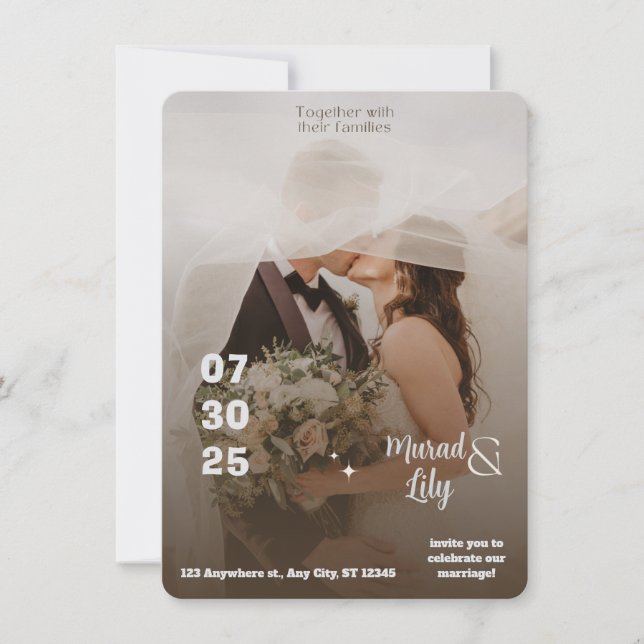 wedding invitation (Front)