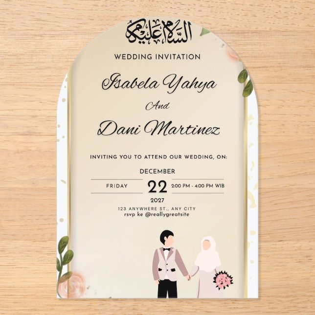 wedding invitation (Front)